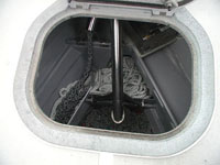 nordhavn self launching bow roller