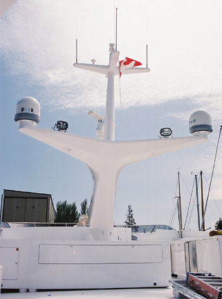 radar arches and masts